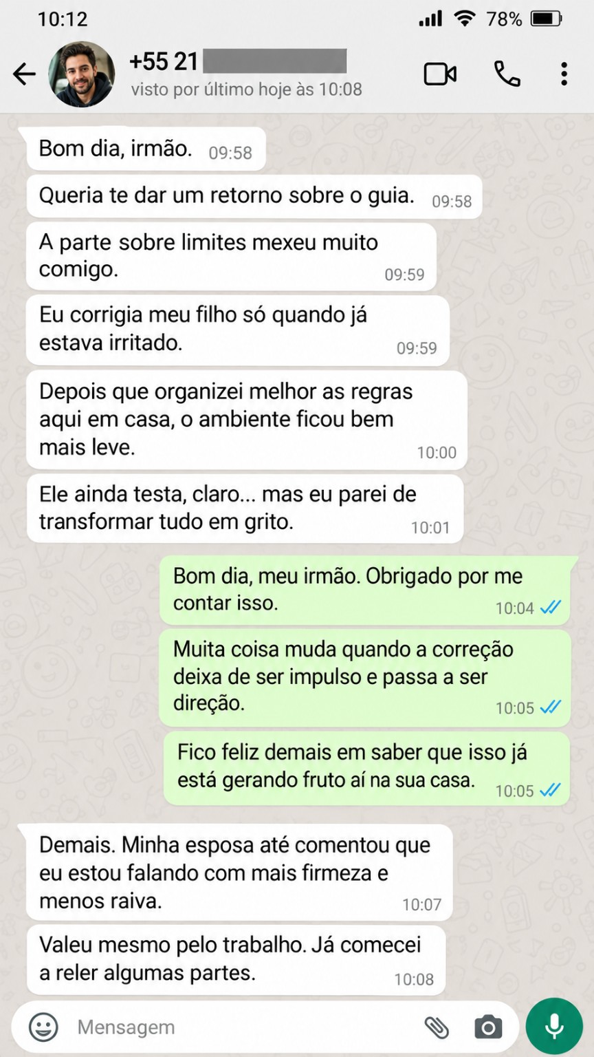 Depoimento 3 sobre o Forjando Homens Fortes